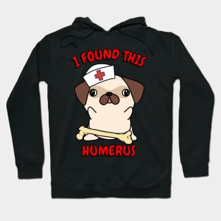 Funny pug tells a lame joke Hoodie